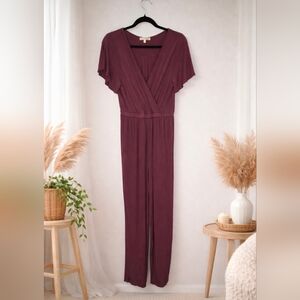 Andree Deep Purple Jumpsuit